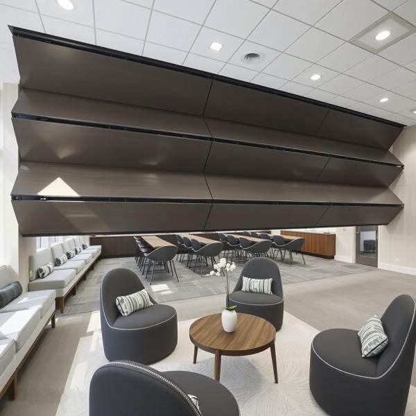 Automatic-Vertically-Retractable-Acoustical-Wall-Folding-Ceiling-Partition